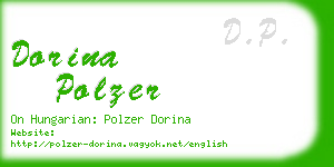 dorina polzer business card